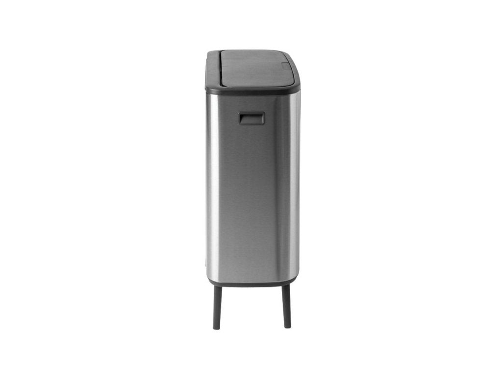 Brabantia Soptunna med trycklock BO 2 x 30 l, matt stål