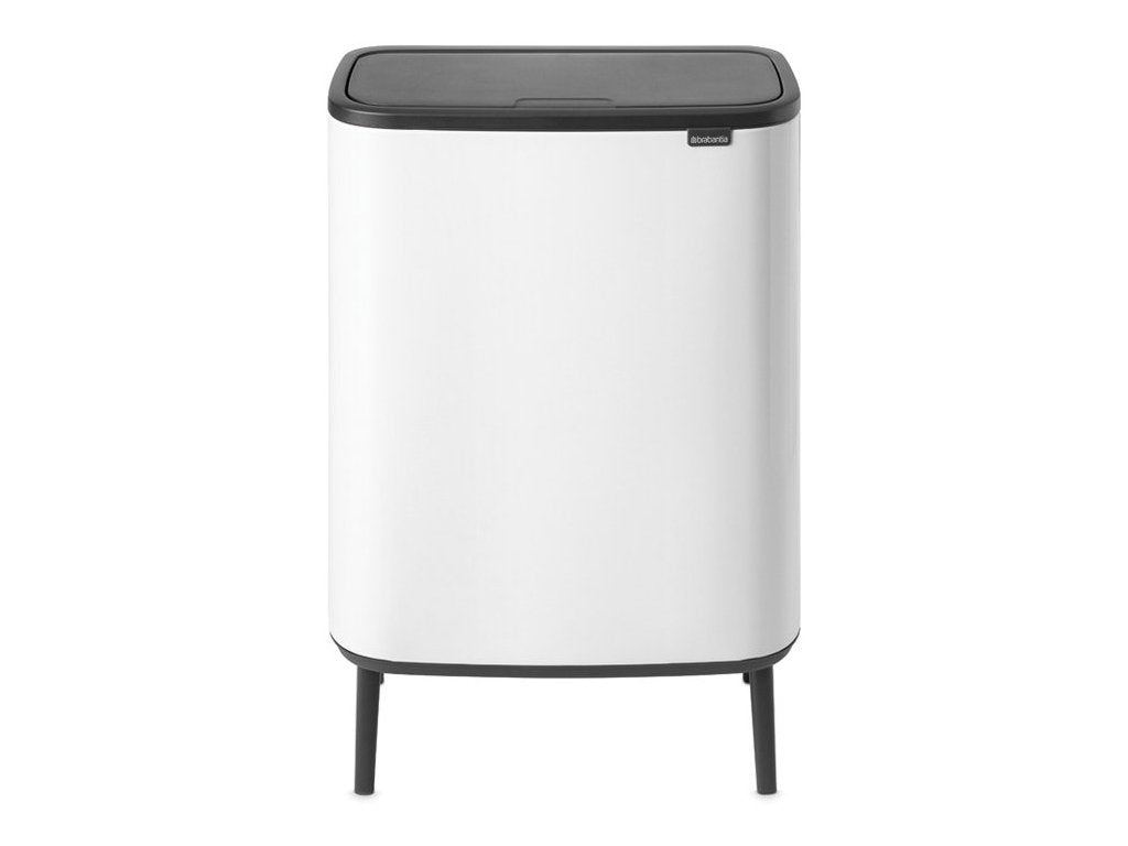 Brabantia Soptunna med trycklock BO 60 l, vit