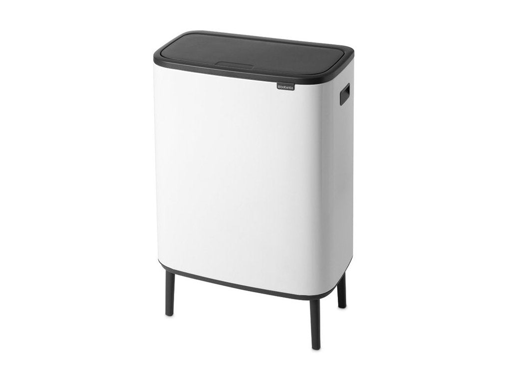 Brabantia Soptunna med trycklock BO 60 l, vit