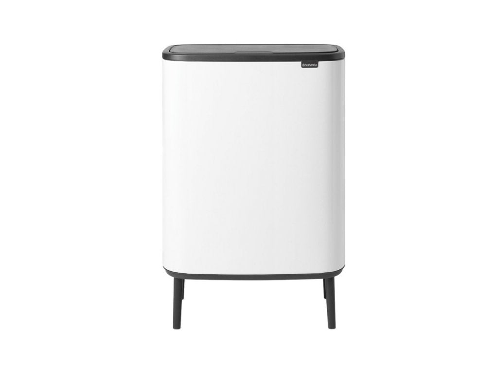 Brabantia Soptunna med trycklock BO 60 l, vit