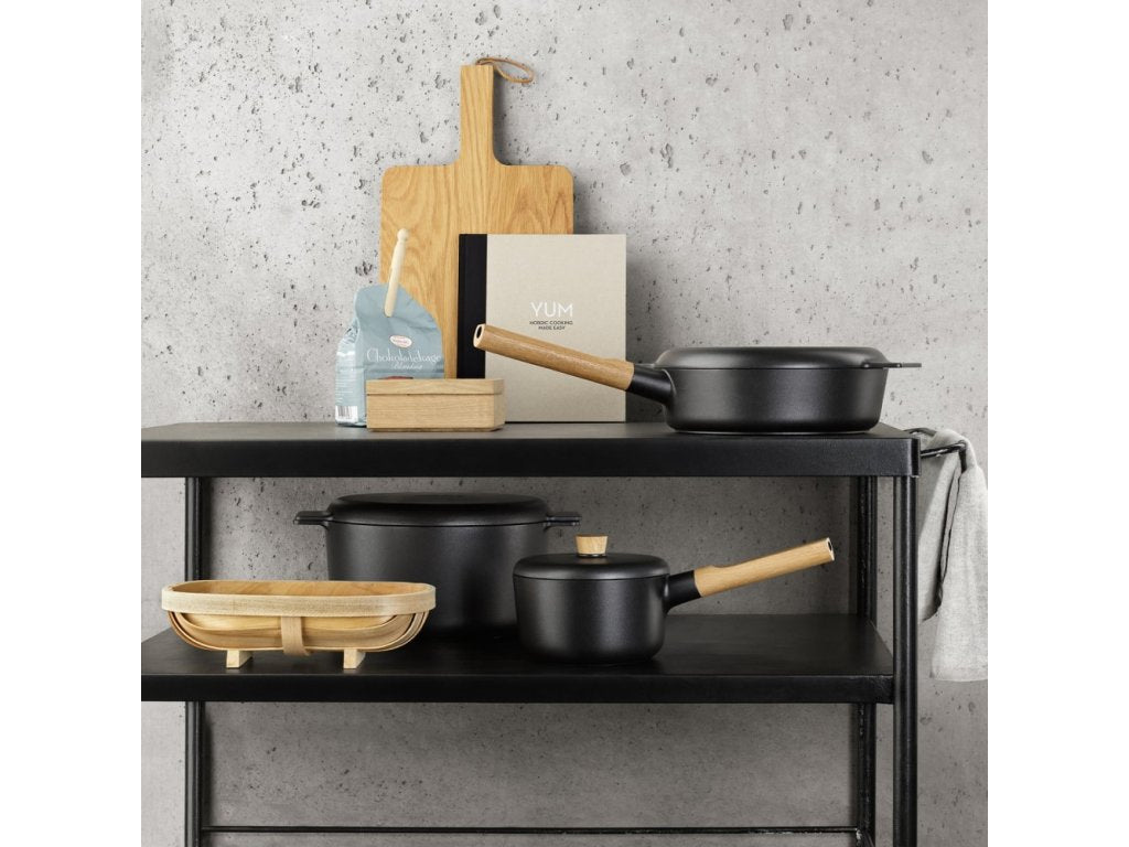 Eva Solo Non-stick stekpanna NORDIC KITCHEN 28 cm, med trähandtag