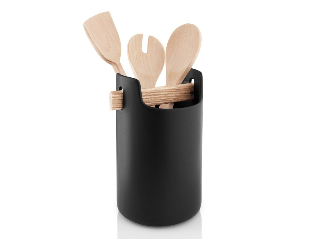 Eva Solo Redskapshållare 20 cm, med trähandtag, svart