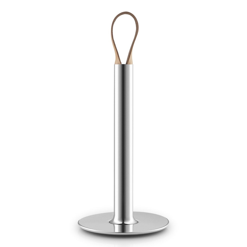 Eva Solo Hållare hushållspapper 23,4 cm, läderhandtag, rostfritt stål