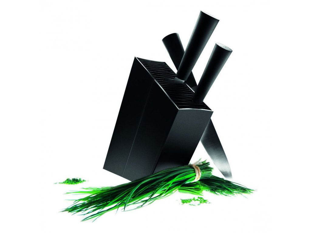 Eva Solo Knivblock ANGLED, svart