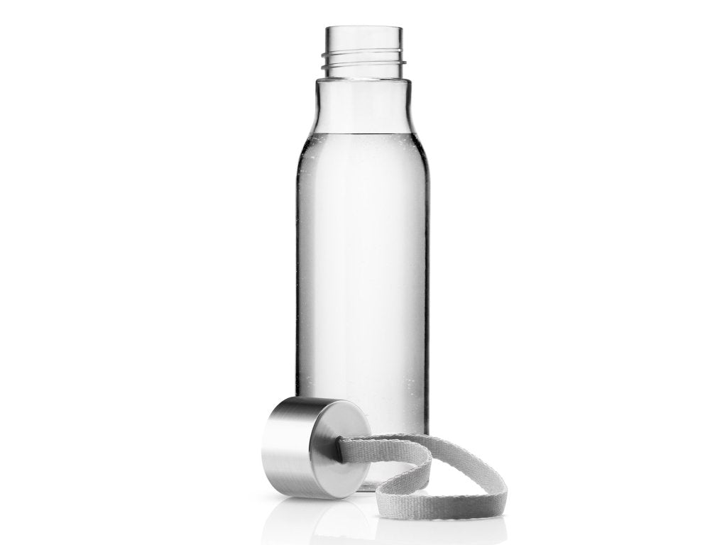 Eva Solo Vattenflaska 500 ml, med marmorgrå rem, plast