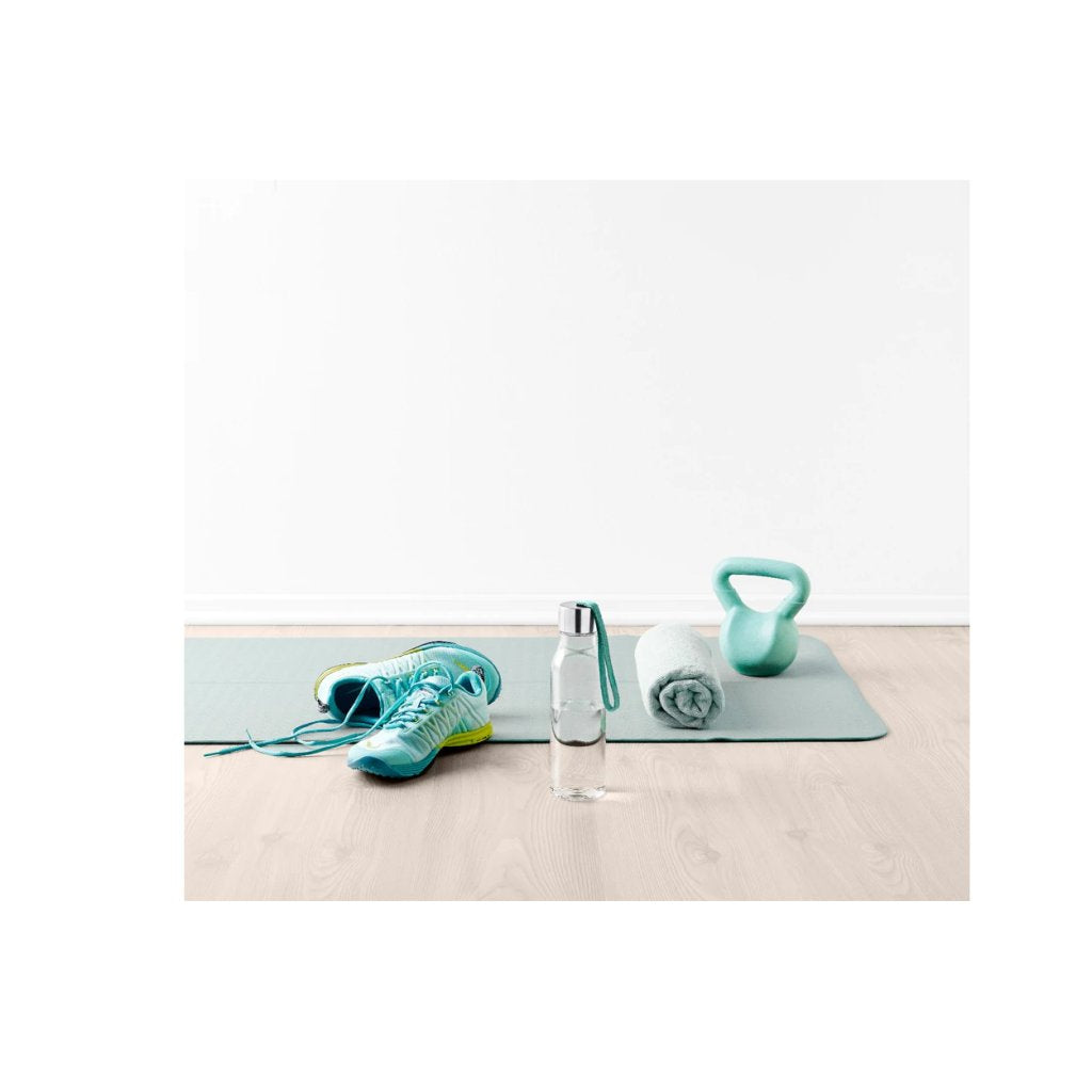 Eva Solo Vattenflaska 500 ml, med marmorgrå rem, plast