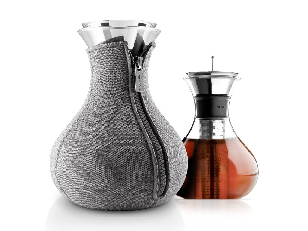 Eva Solo Tekanna med sil 1 l, med isolerande överdrag, grå Eva Solo