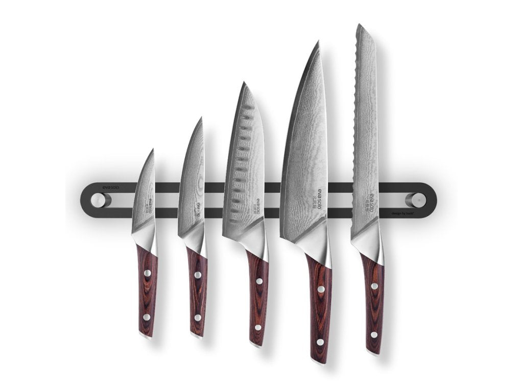 Eva Solo Skalkniv NORDIC KITCHEN 9 cm, pakkawood och damaskusstål