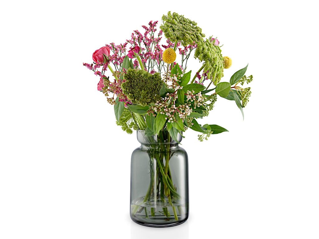Eva Solo Vas SILHOUETTE 18,5 cm, rökigt glas