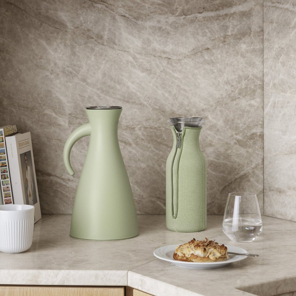 Eva Solo Karaff för vatten 1 l, pistage, glas