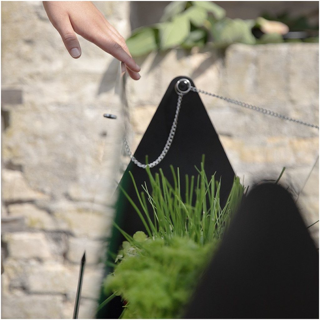 Eva Solo Ställ för blommor SIMPLY GROW 80 x 73 cm, svart, stål