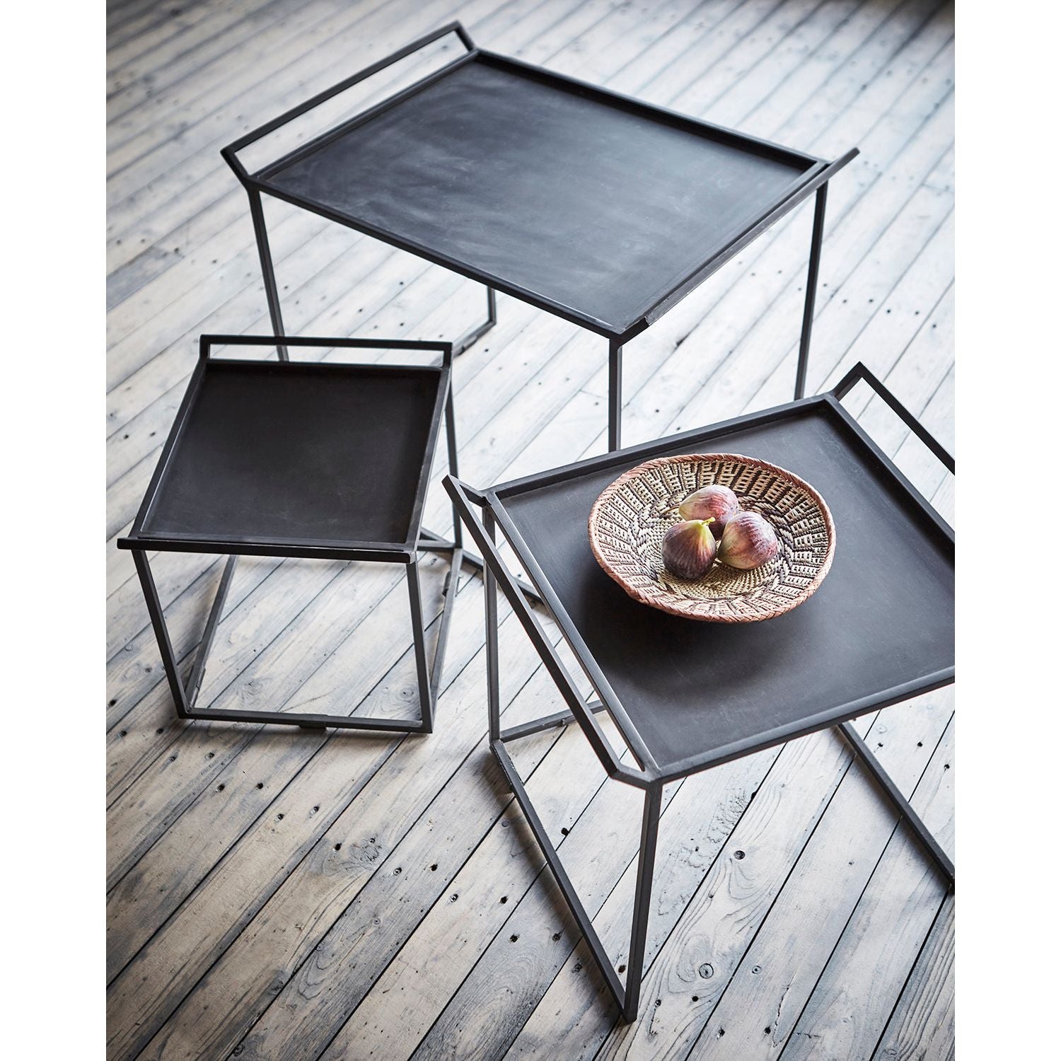 Affari of Sweden THOMAS Satsbord, set om 3, Grå