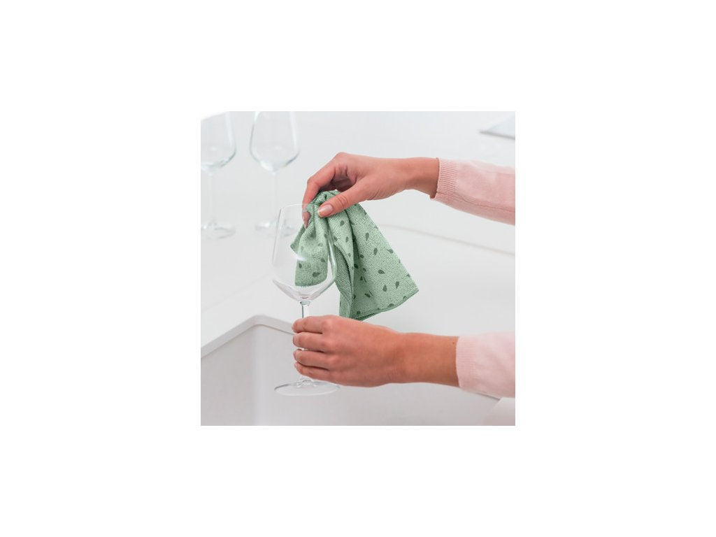 Brabantia Mikrofiberduk, set i 2 delar, grön