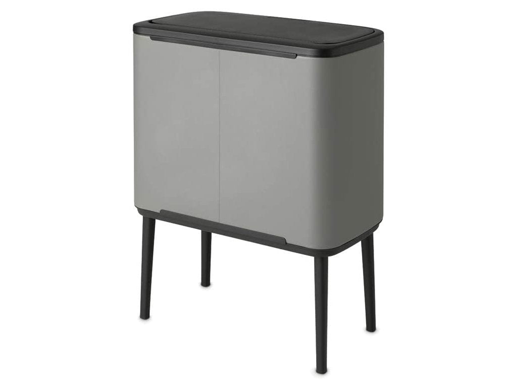 Brabantia Soptunna med trycklock BO TOUCH BIN 3 x 11 l, mineralgrå