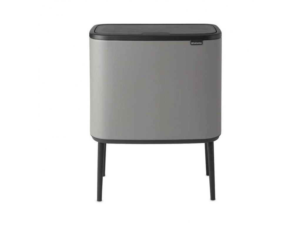 Brabantia Soptunna med trycklock BO TOUCH BIN 3 x 11 l, mineralgrå