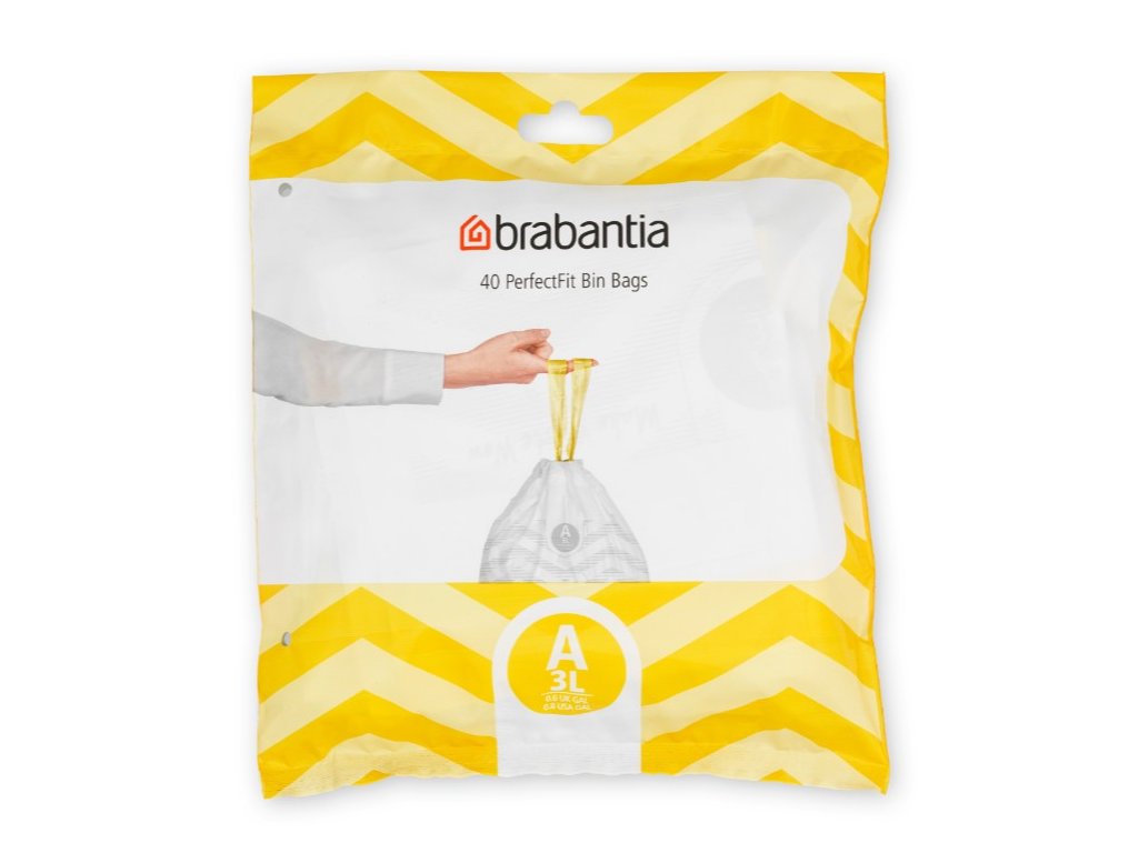 Brabantia Soppåsar A PERFECTFIT 3 l, 40 st