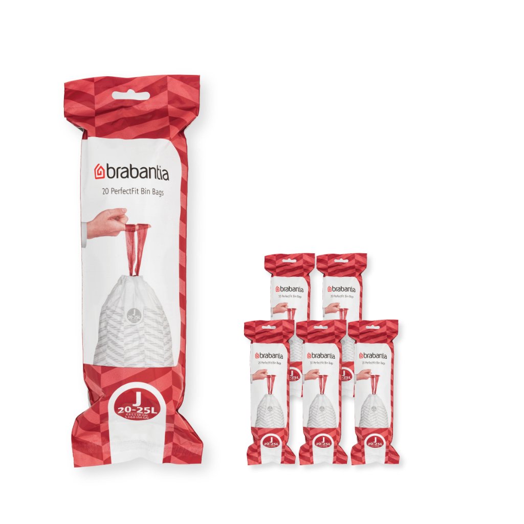 Brabantia Soppåsar J PERFECTFIT 20-25 l, 120 st