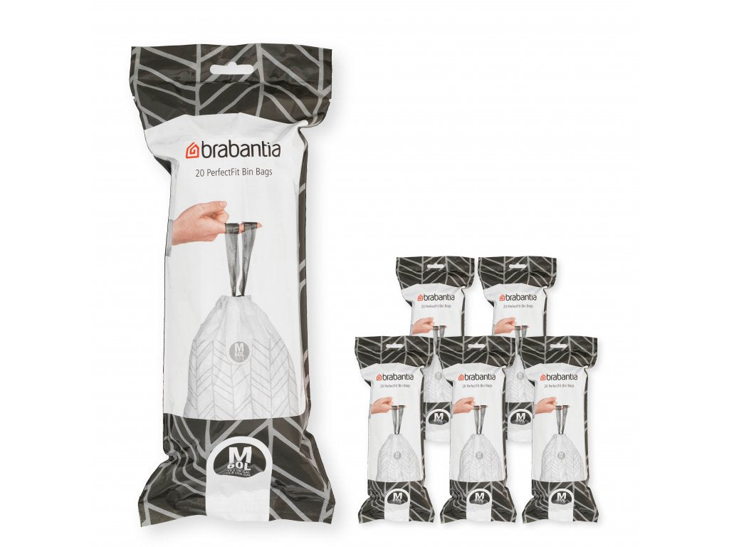 Brabantia Soppåsar M PERFECTFIT 60 l, 120 st