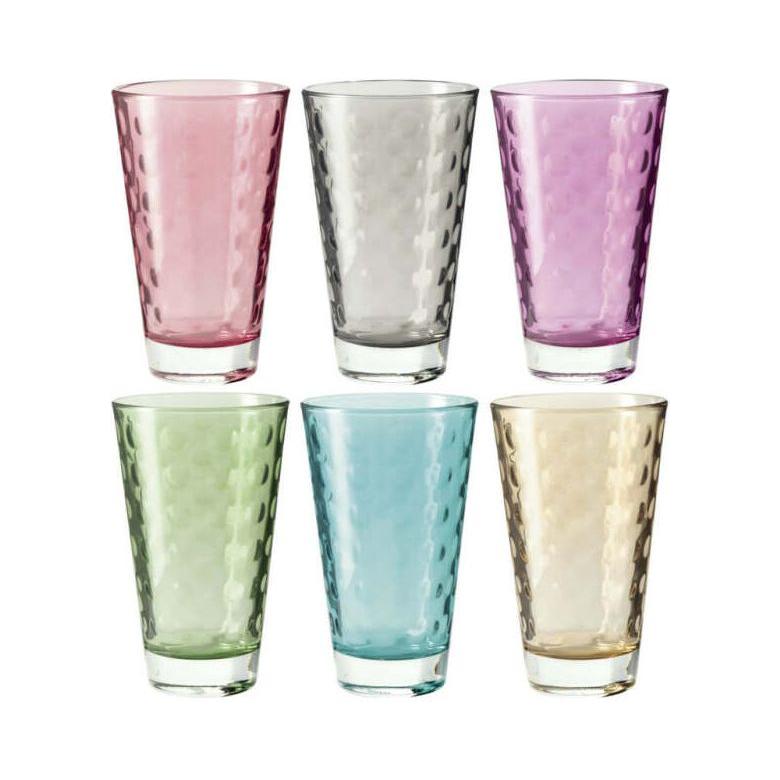 Leonardo Optic LD Dricksglas 30 cl Flerfärgade 6-pack