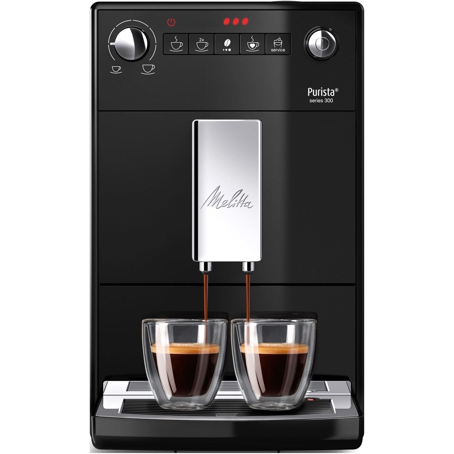 Melitta Purista Svart Helautomatisk Kaffemaskin