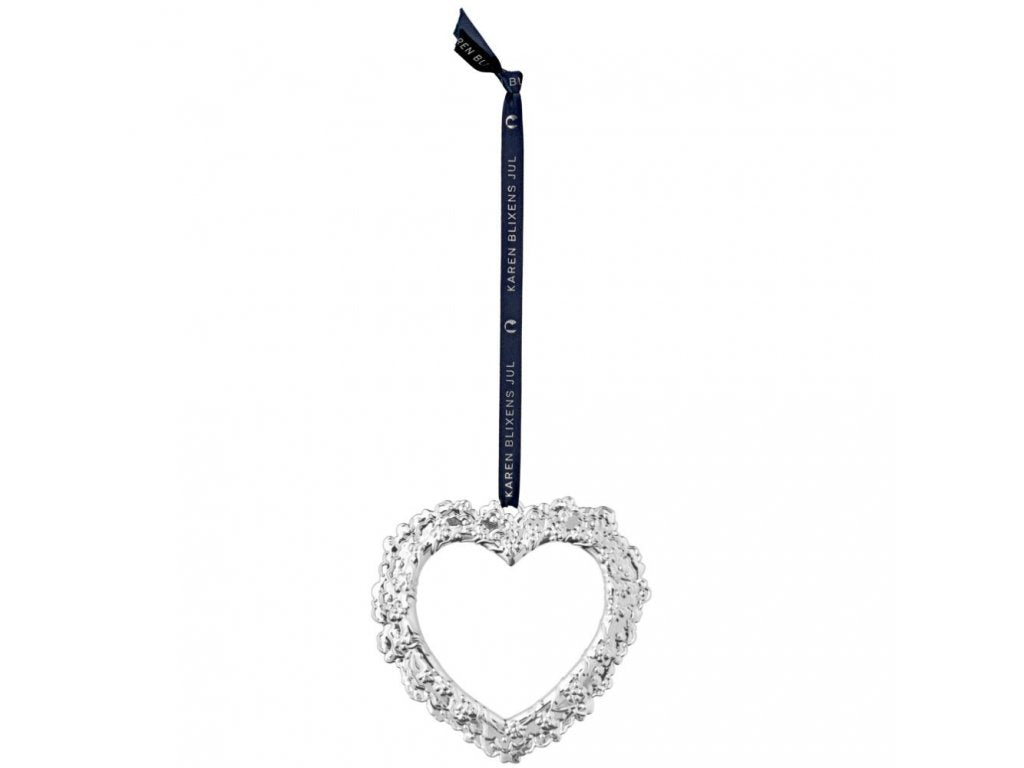 Rosendahl Julgransprydnad FLOWER IN LAYERS 11,5 cm, silverpläterad