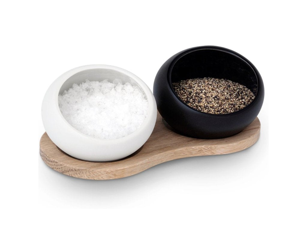Rosendahl Salt- och pepparkar 6,5 cm, vit/svart