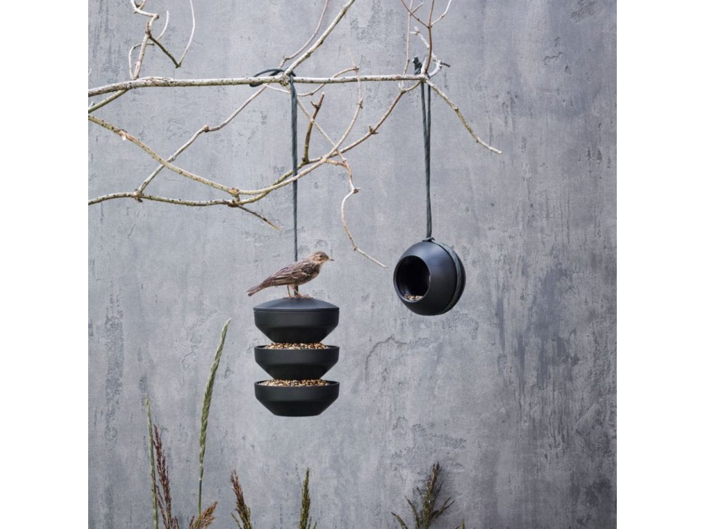 Rosendahl Fågelmatare RECYCLED 17,5 cm, hängande, grön