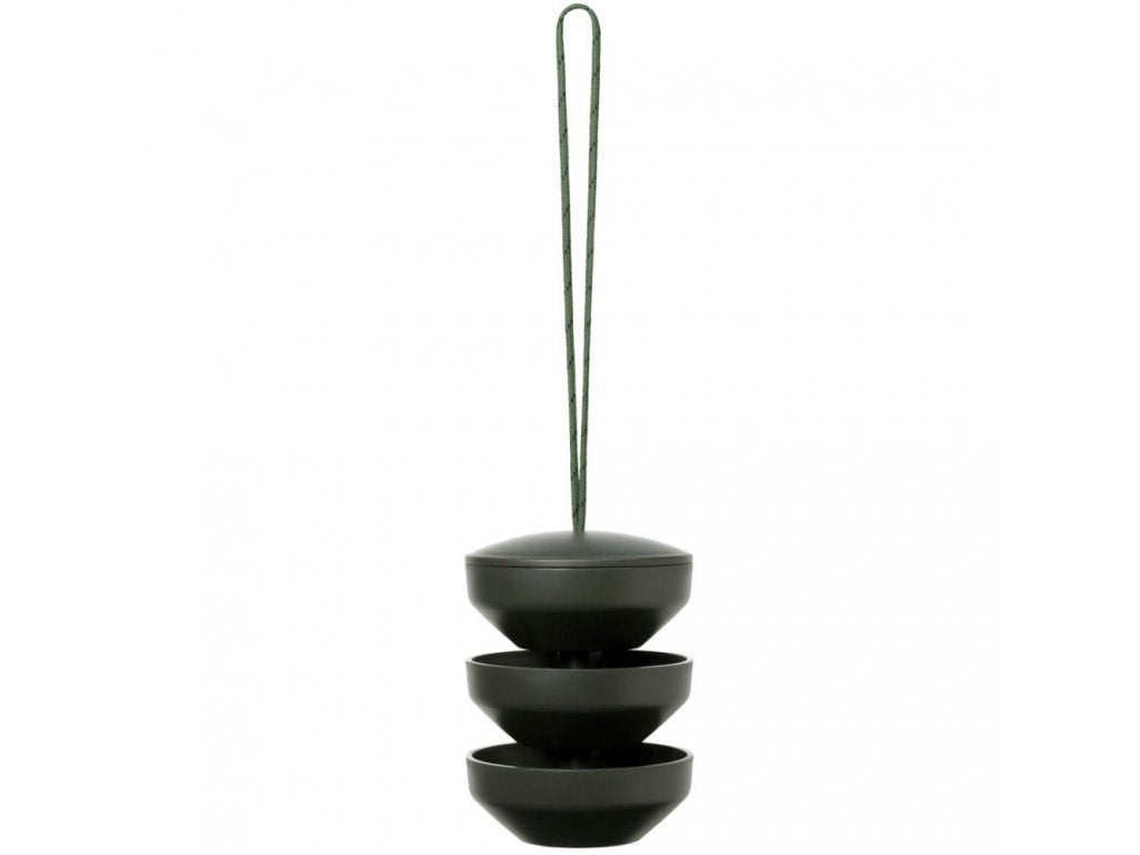 Rosendahl Fågelmatare RECYCLED 17,5 cm, hängande, grön