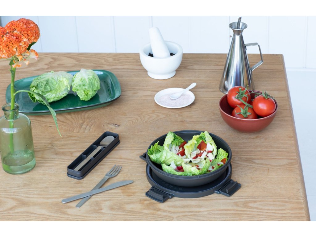 Brabantia Matlåda MAKE & TAKE 1 l, mörkgrå