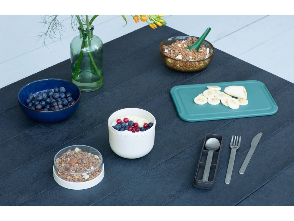 Brabantia Lunchskål MAKE & TAKE 500 ml, ljusgrå