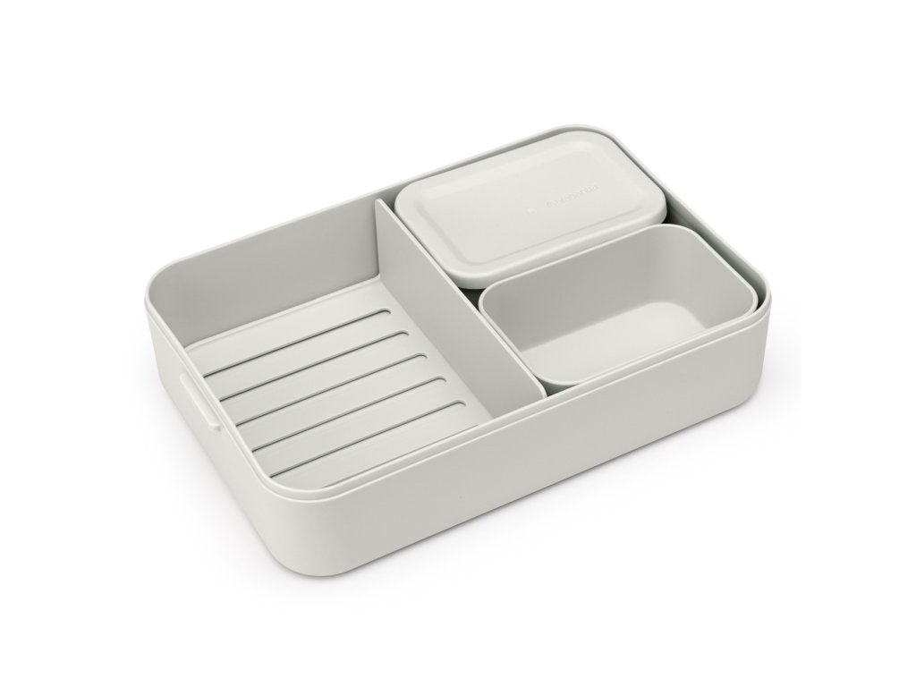 Brabantia Matlåda MAKE & TAKE BENTO 2 l, ljusgrå