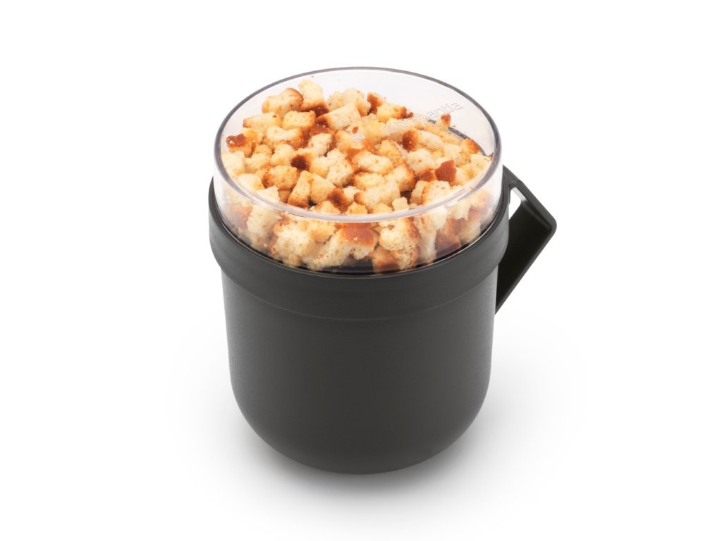 Brabantia Lunchburk MAKE & TAKE 600 ml, mörkgrå