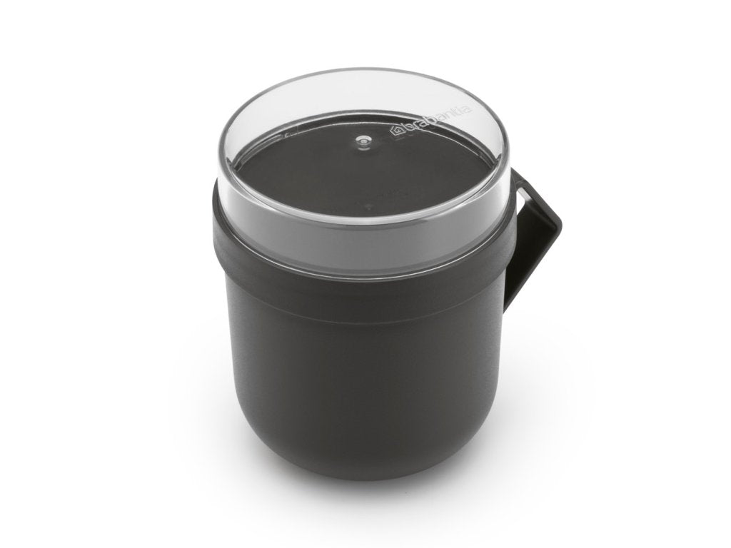 Brabantia Lunchburk MAKE & TAKE 600 ml, mörkgrå