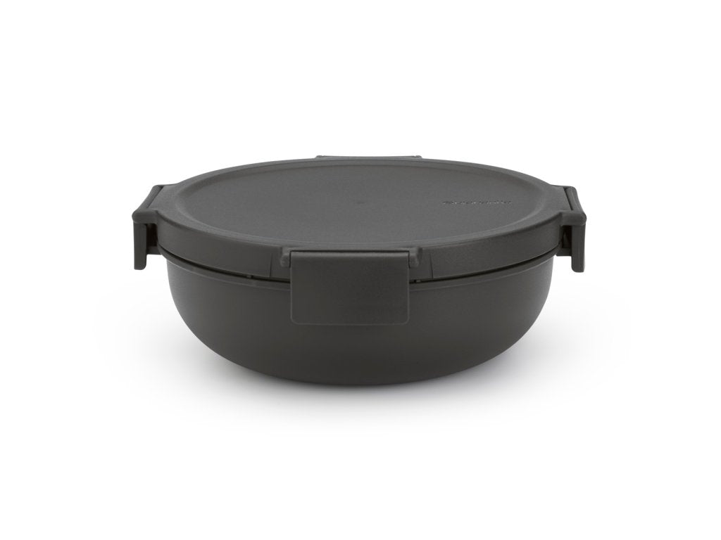 Brabantia Lunchskål MAKE & TAKE 1,3 l, mörkgrå