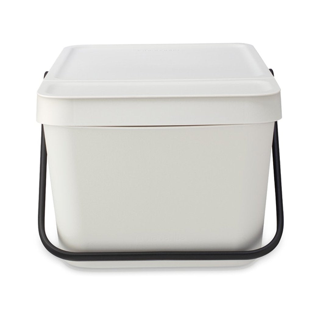Brabantia Avfallskärl SORT & GO 20 l, stapelbar, ljusgrå