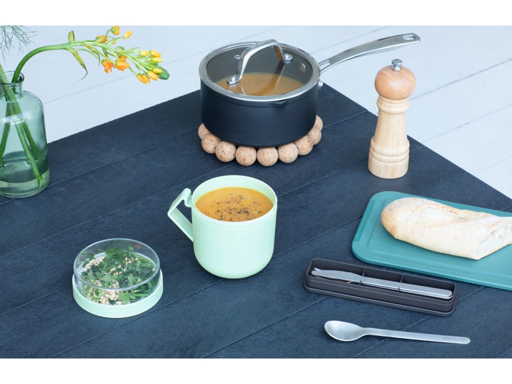 Brabantia Lunchburk MAKE & TAKE 600 ml, jadegrön
