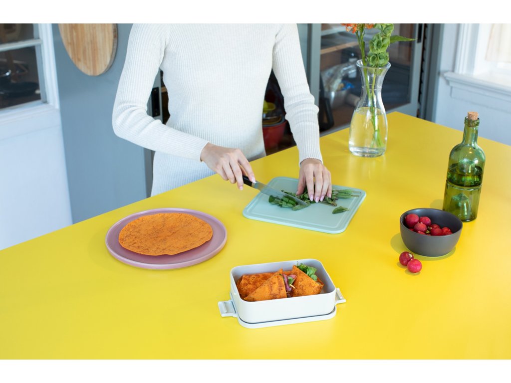 Brabantia Matlåda MAKE & TAKE 1,1 l, ljusgrå