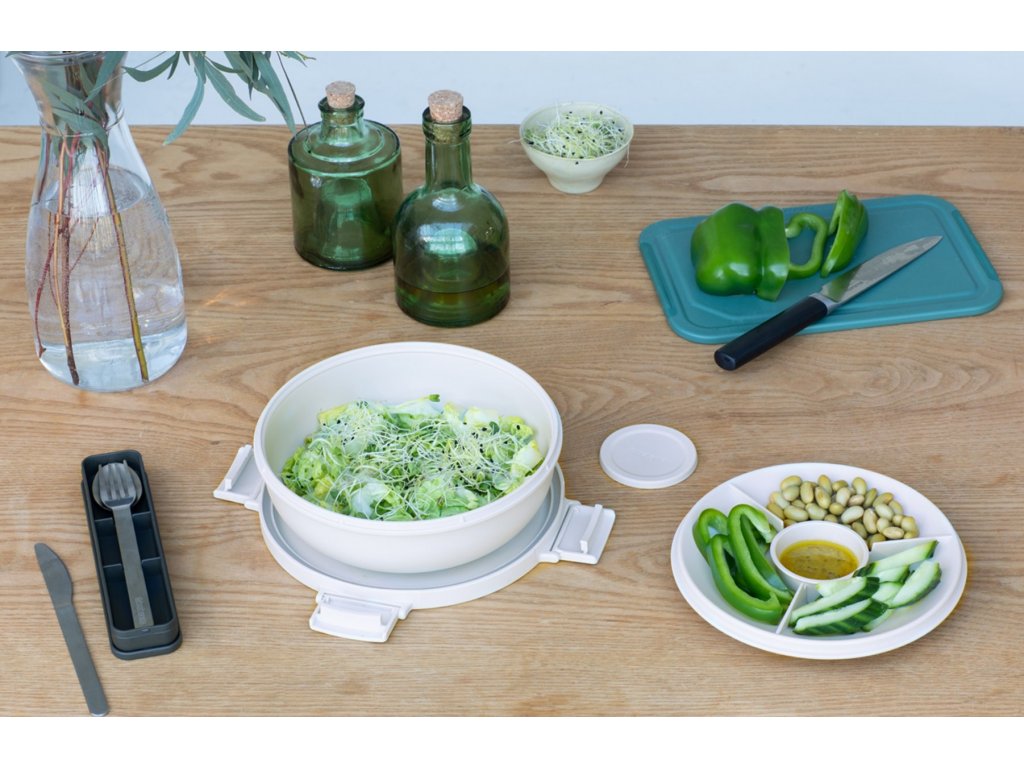 Brabantia Lunchskål MAKE & TAKE 1,3 l, ljusgrå
