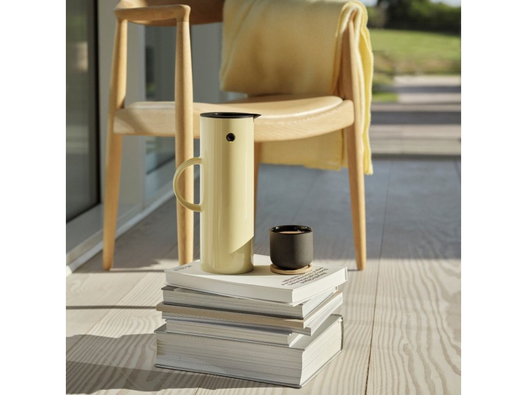 Stelton Termokanna EM77 1 l, mjuk gul