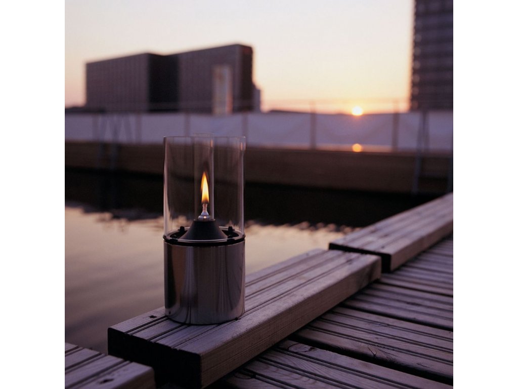 Stelton Oljelampa 18,5 cm, silver