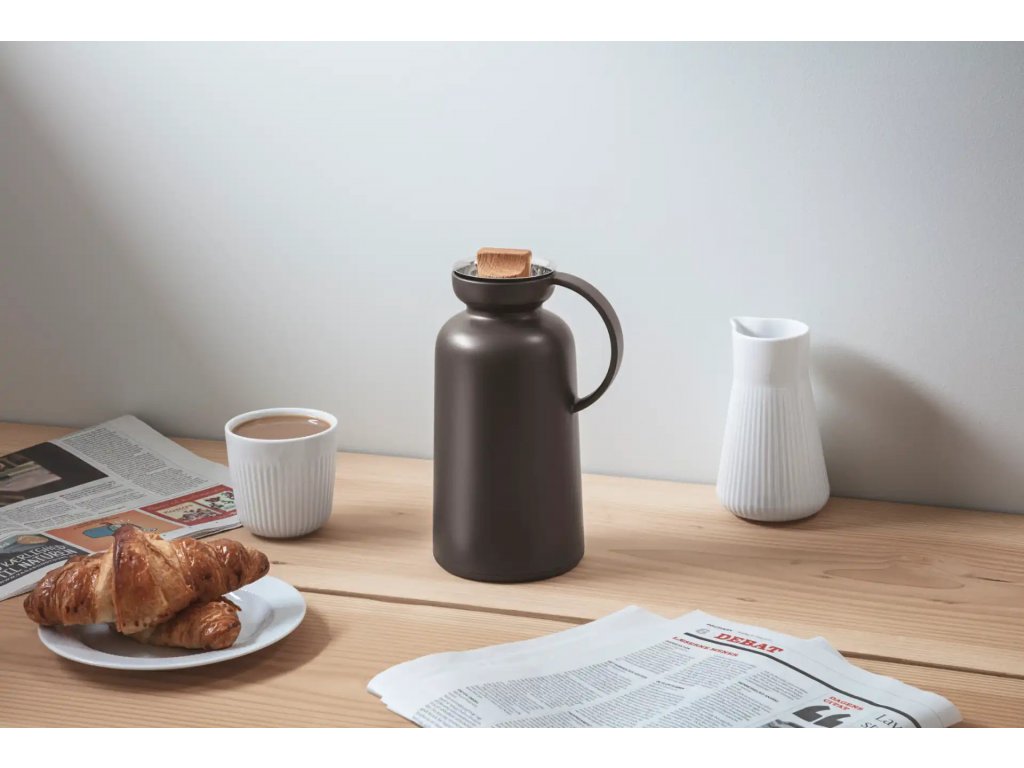 Eva Solo Termoskanna SILHOUETTE, 1 l, choklad