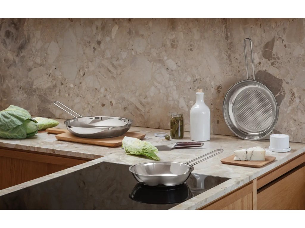 Eva Solo Stekpanna HONEYCOMB 20 cm, silver