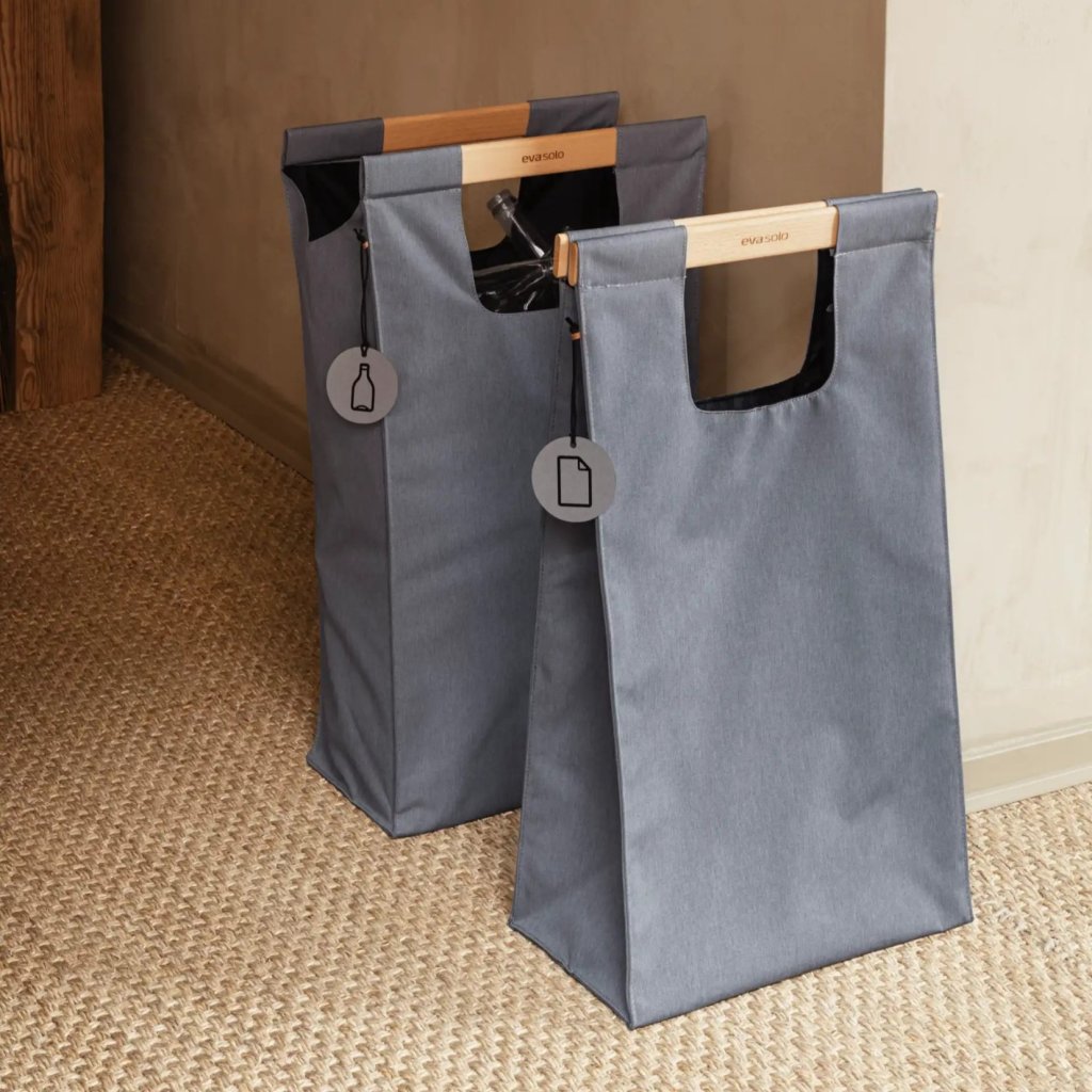 Eva Solo Avfallskärl för återvinning 28 l, mörkgrå, polyester