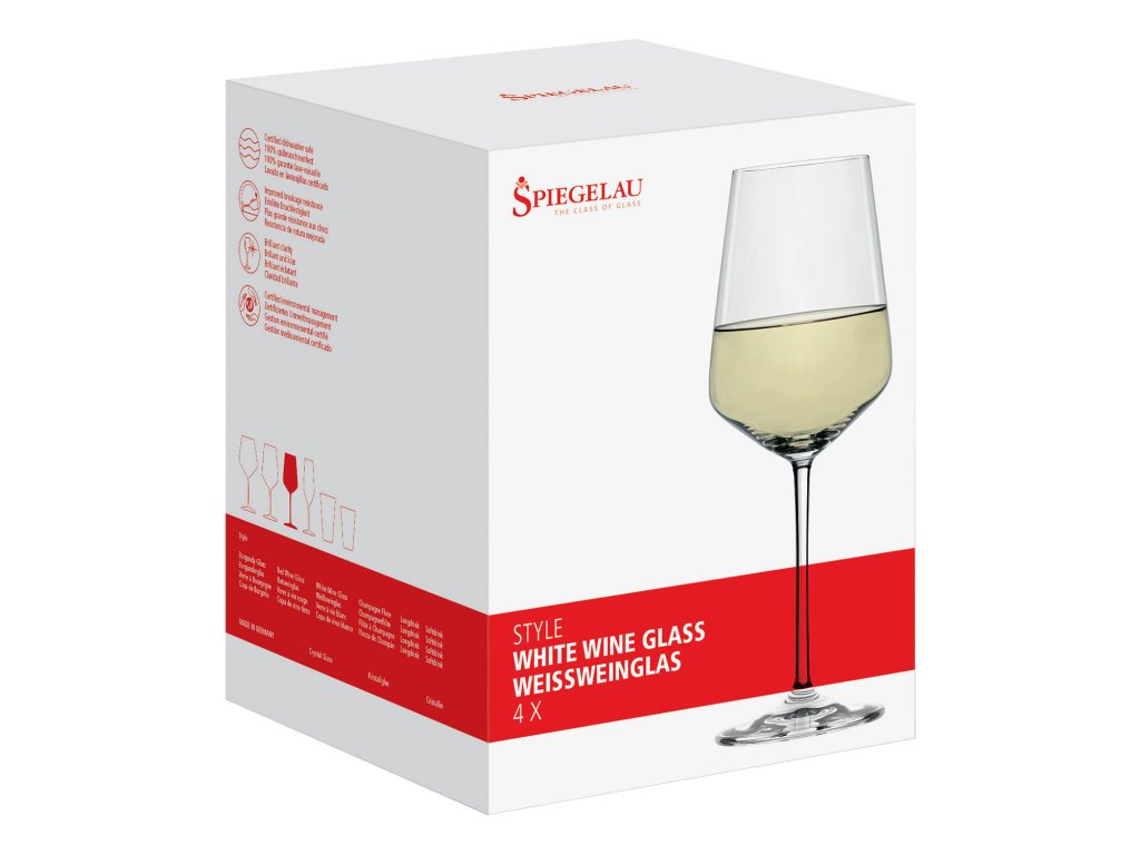 Spiegelau Vitvinsglas STYLE, set i 4 delar, 440 ml