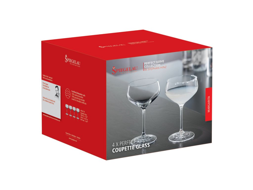 Spiegelau Cocktailglas PERFECT SERVE COLLECTION COUPETTE GLASS, set i 4 delar, 235 ml