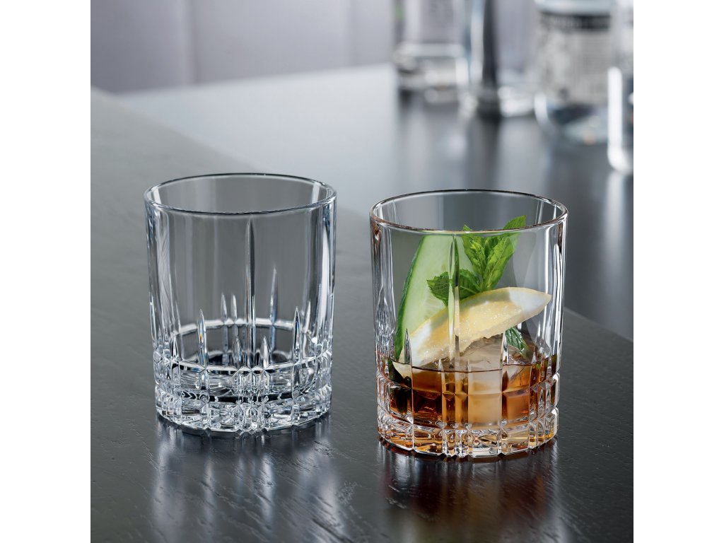 Spiegelau Cocktailglas DOUBLE OLD FASHIONED, set i 4 delar, 370 ml