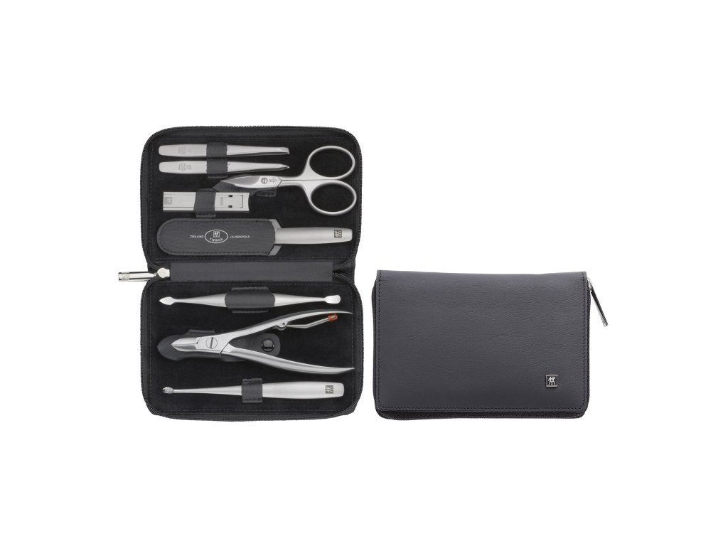ZWILLING Manikyrset TWINOX, 8 st, svart, Zwilling