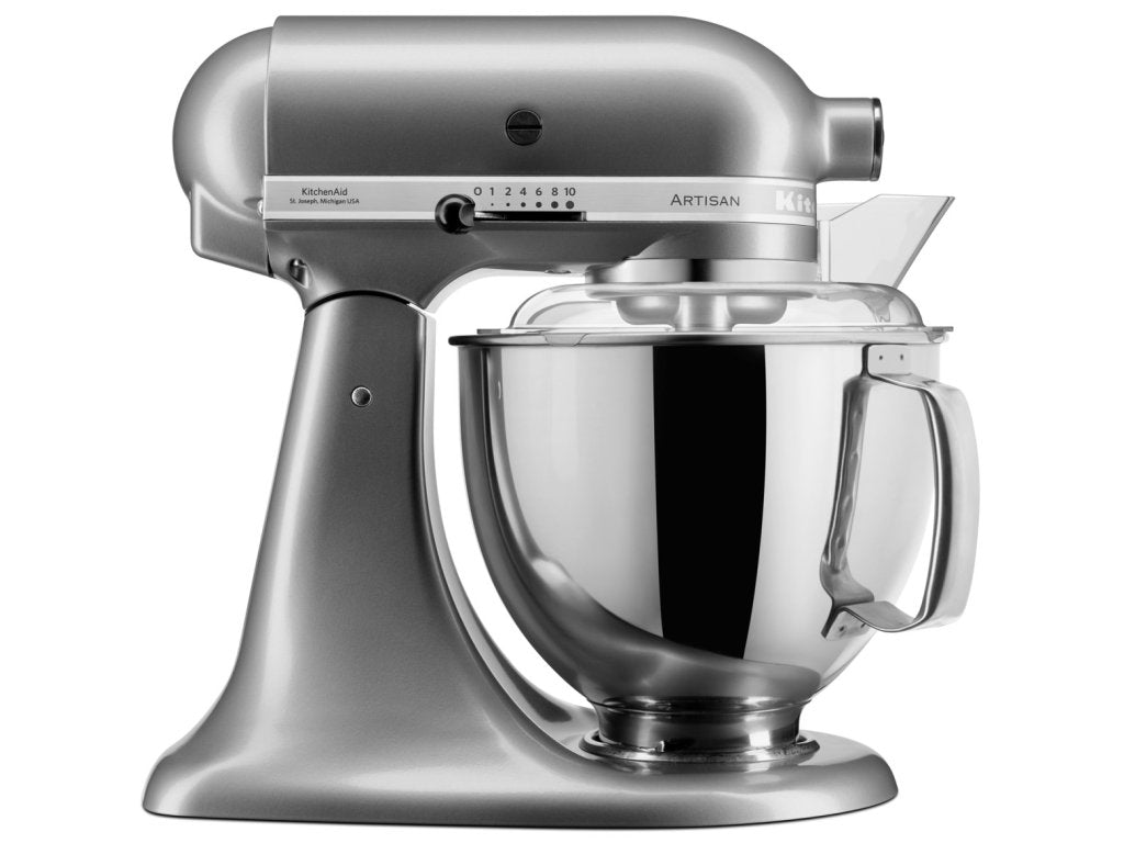KitchenAid  Artisan 5Ksm175Ps Köksmaskin M/Fällbart Drivhuvud 4,8L contour Silver