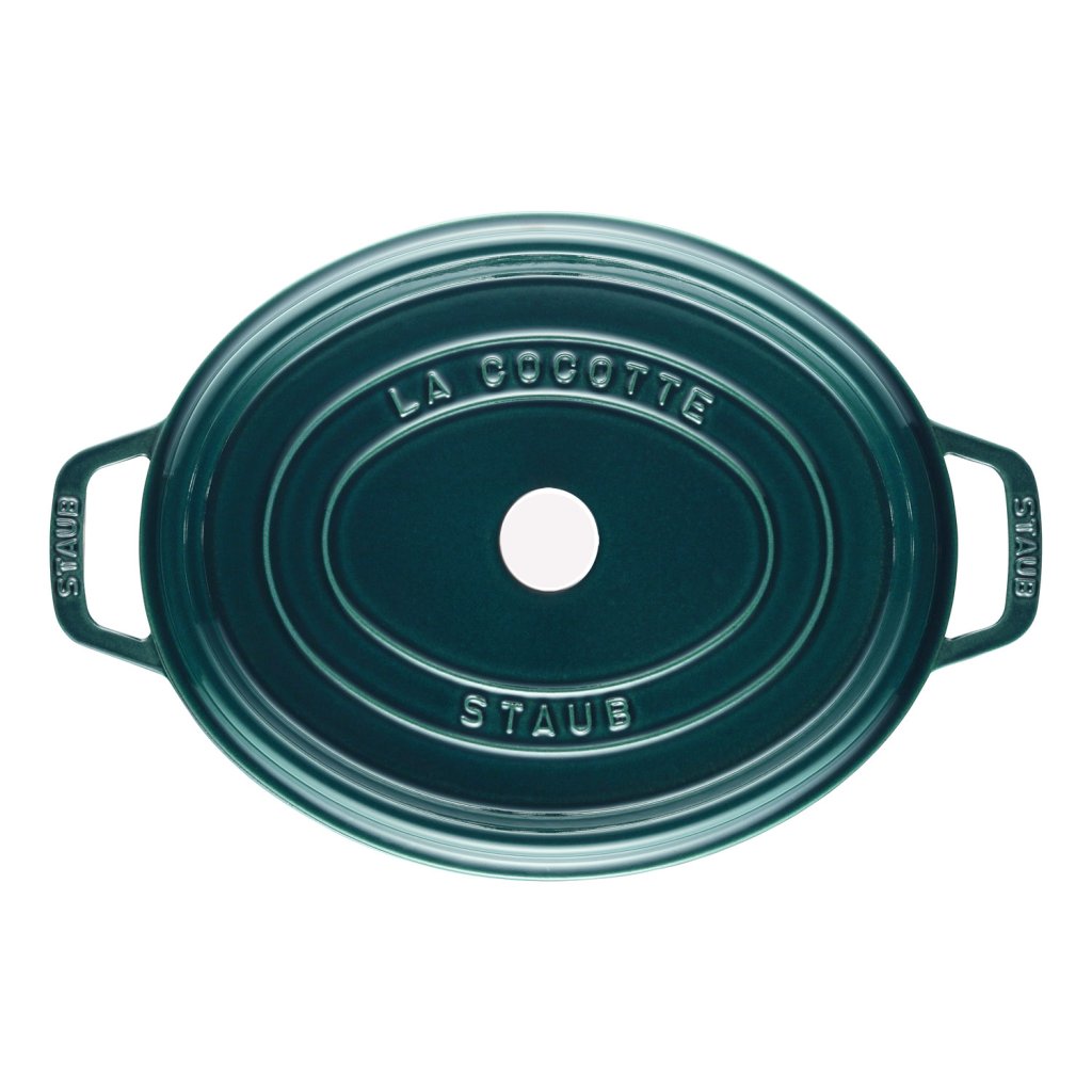 Staub Gryta 31 cm, havsblå, gjutjärn