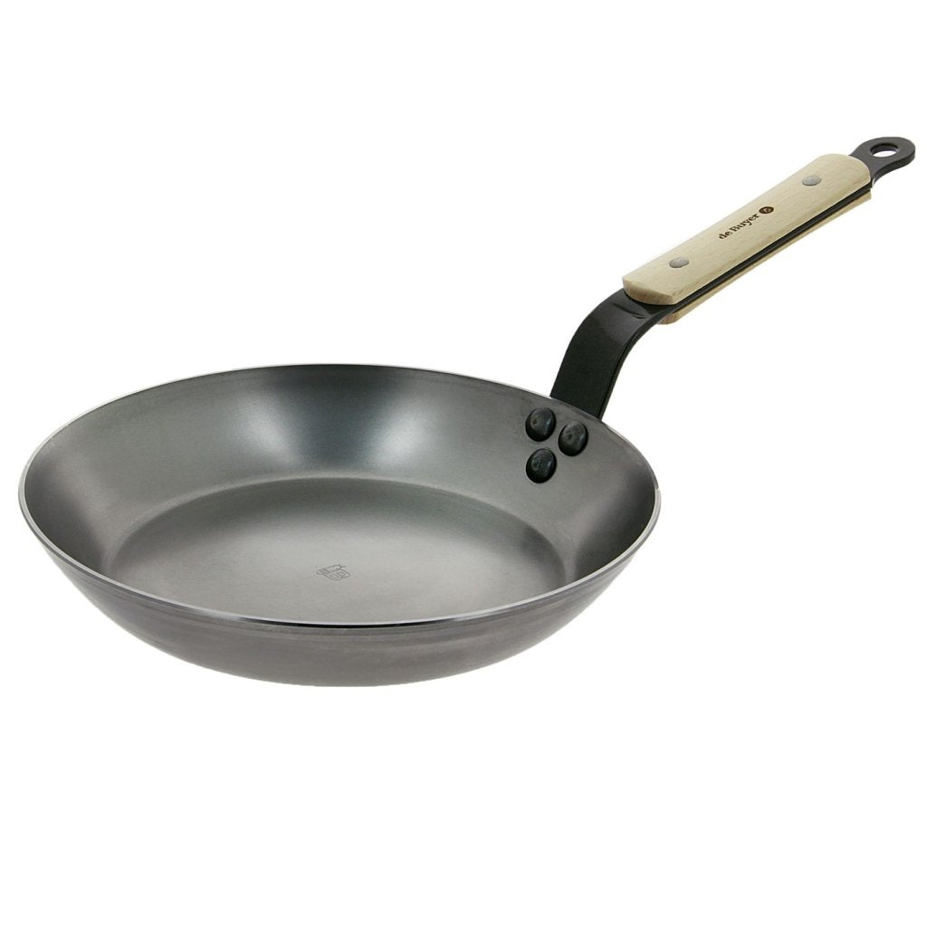 de Buyer Stekpanna MINERAL B B BOIS 24 cm, trähandtag
